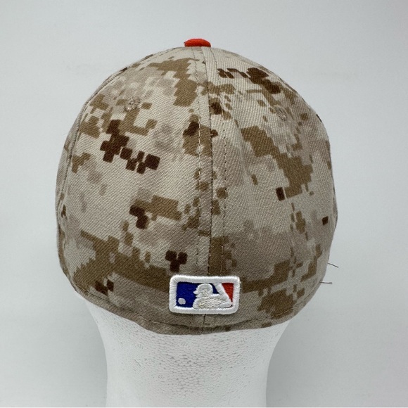 New York NY Mets MLB 2014 Memorial Day USMC Camo New Era 59fifty Hat Size 7 - Picture 3 of 8